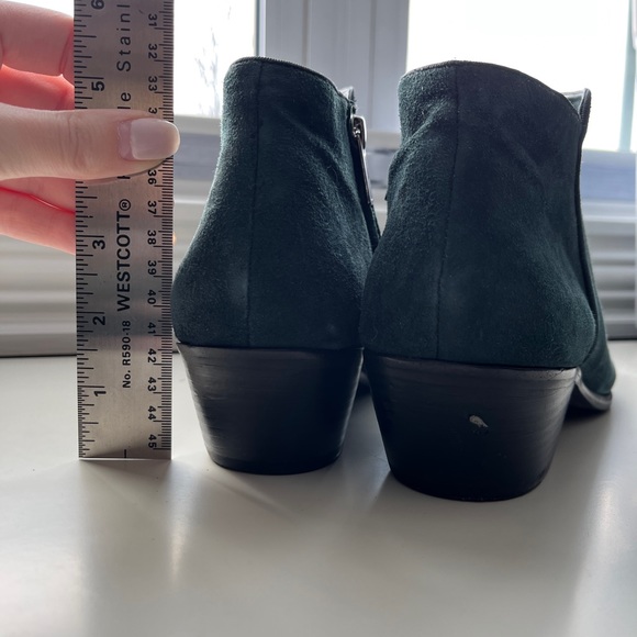 Sam Edelman deep green suede booties, size 9.5 - Picture 5 of 6